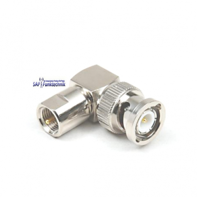 Winkeladapter, BNC-Stecker auf FME-Stecker